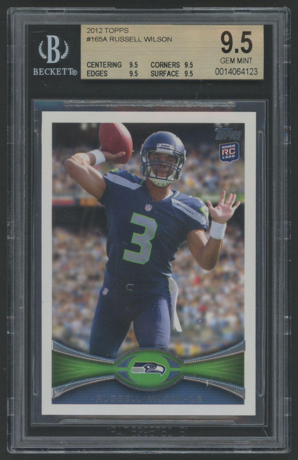 Russell Wilson 2012 Topps #165A (BGS 9.5) at PristineAuction.com Russell Wilson 2012 Topps #165A (BGS 9.5) at PristineAuction.com
