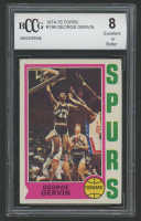 George Gervin 1974-75 Topps #196 RC (BCCG 8) at PristineAuction.com
