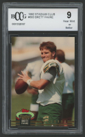Brett Favre 1992 Stadium Club #683 (BCCG 9) at PristineAuction.com