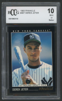 Derek Jeter 1993 Pinnacle #457 RC (BCCG 10) at PristineAuction.com