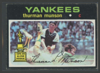 Thurman Munson 1971 Topps #5 at PristineAuction.com