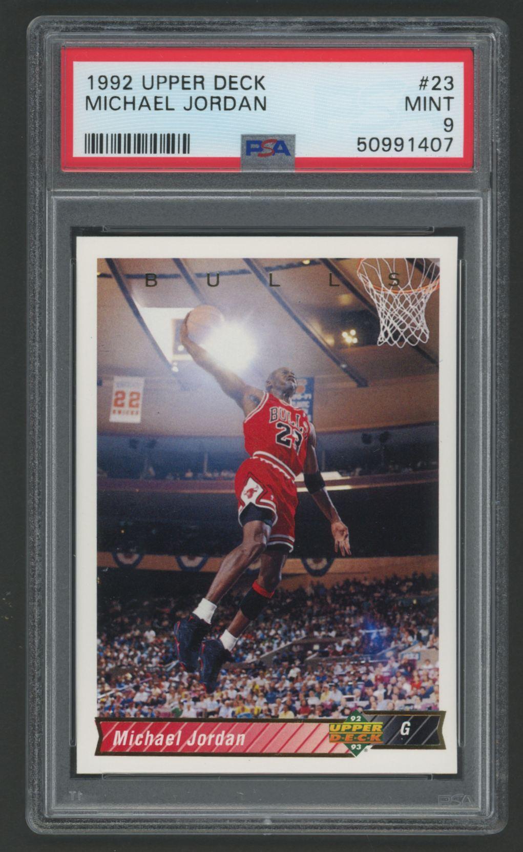 Michael Jordan 1992-93 Upper Deck #23 (PSA 9) at PristineAuction.com Michael Jordan 1992-93 Upper Deck #23 (PSA 9) at PristineAuction.com