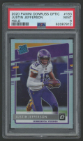 Justin Jefferson 2020 Donruss Optic RR Holo #163 RC (PSA 9) at PristineAuction.com