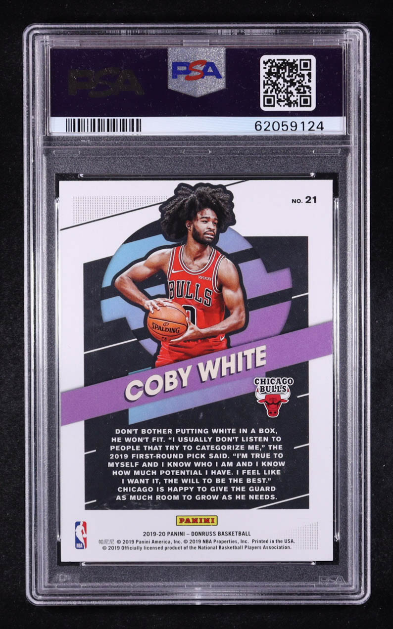 Coby White 2019-20 Panini Donruss Great X-Pectations #21 RC (PSA 10) at PristineAuction.com Coby White 2019-20 Panini Donruss Great X-Pectations #21 RC (PSA 10) at PristineAuction.com