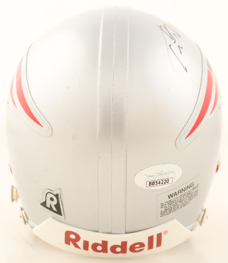 Tom Brady Signed Patriots Mini Helmet (Fanatics & GOAT) at PristineAuction.com Tom Brady Signed Patriots Mini Helmet (Fanatics & GOAT) at PristineAuction.com