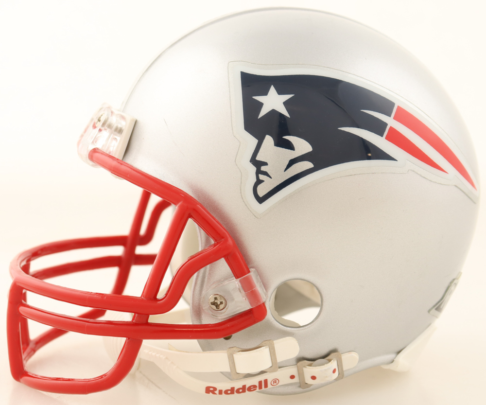 Tom Brady Signed Patriots Mini Helmet (Fanatics & GOAT) at PristineAuction.com Tom Brady Signed Patriots Mini Helmet (Fanatics & GOAT) at PristineAuction.com