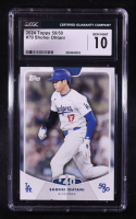 Shohei Ohtani 2024 Topps 50/50 #79 (CGC 10) at PristineAuction.com