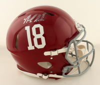 Nick Saban Signed Alabama Crimson Tide Full-Size Authentic On-Field Speed Helmet (Fanatics) at PristineAuction.com