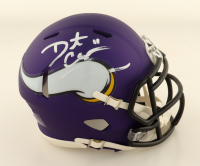 Daunte Culpepper Signed Vikings Speed Mini Helmet (JSA) at PristineAuction.com