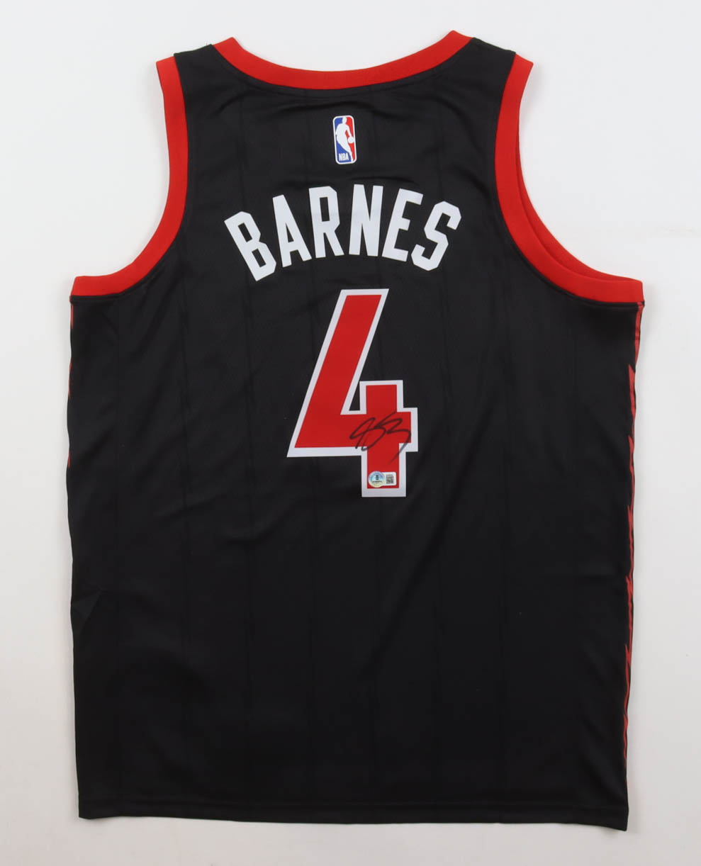 Scottie Barnes Signed Raptors Jordan Authentic Jersey (Beckett) at PristineAuction.com Scottie Barnes Signed Raptors Jordan Authentic Jersey (Beckett) at PristineAuction.com