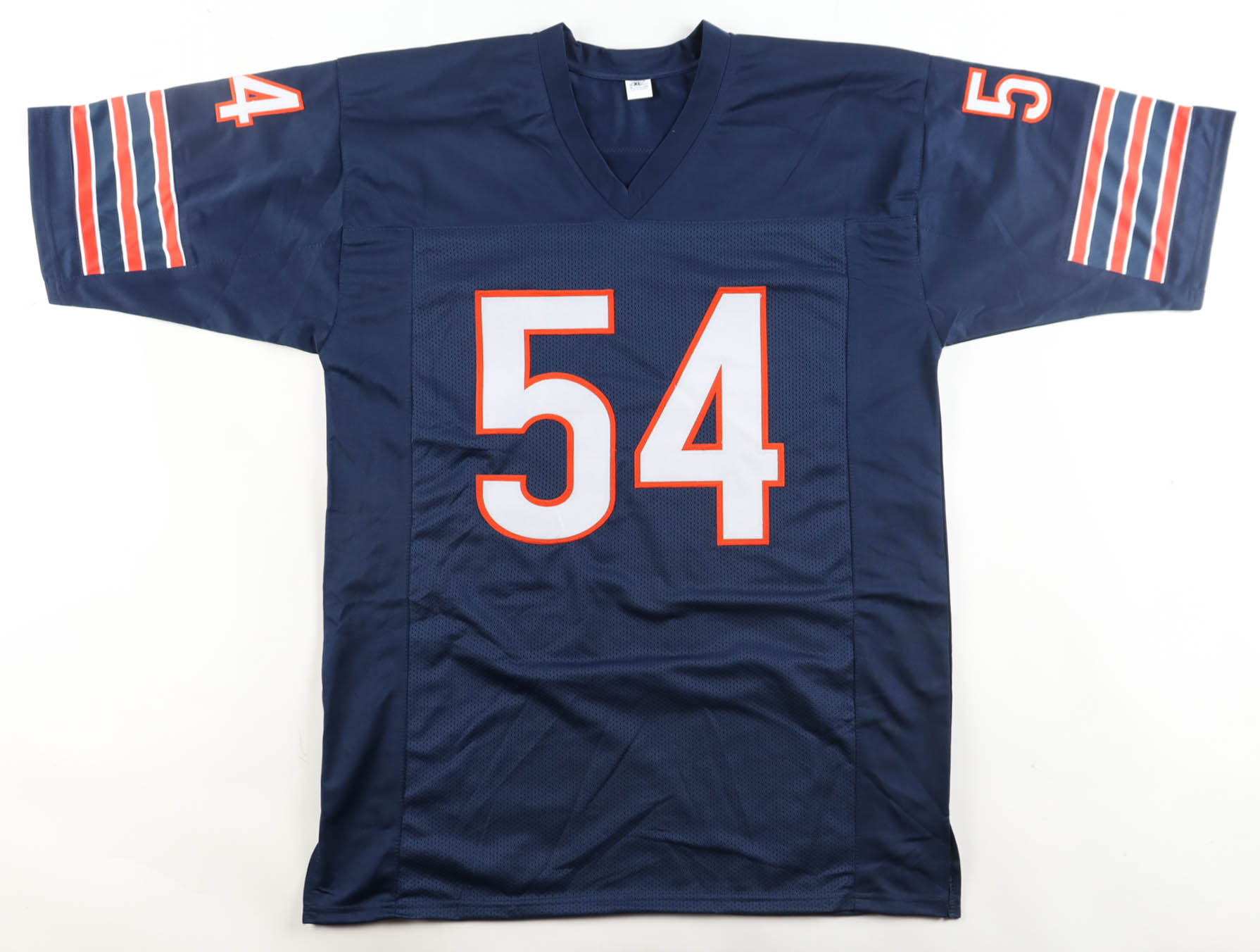 Brian Urlacher Signed Jersey Inscribed "HOF 18" (Beckett) at PristineAuction.com Brian Urlacher Signed Jersey Inscribed "HOF 18" (Beckett) at PristineAuction.com