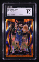 LeBron James 2024-25 Select Orange Flash Prizms #54 (CGC 10) at PristineAuction.com