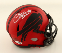 Cornelius Bennett Signed Bills Rave Alternate Speed Mini Helmet (JSA) at PristineAuction.com