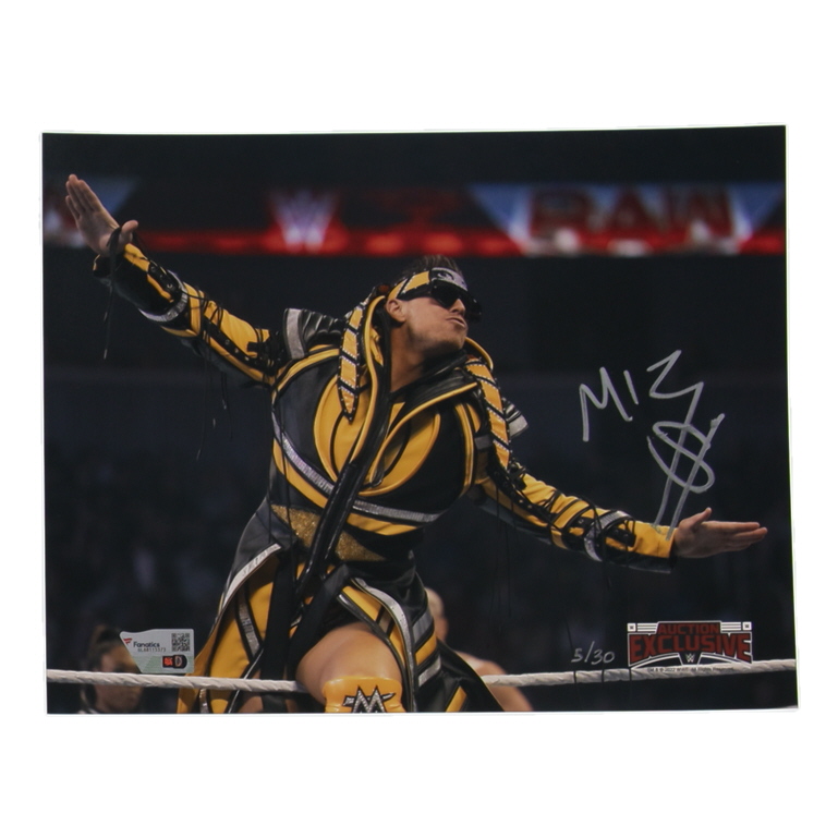 The Miz Signed LE WWE 8x10 Photo Inscribed "$" (Fanatics) at PristineAuction.com The Miz Signed LE WWE 8x10 Photo Inscribed "$" (Fanatics) at PristineAuction.com