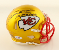 Will Shields Signed Chiefs Flash Alternate Speed Mini Helmet Inscribed "NFL MOY 2003" (PSA) at PristineAuction.com