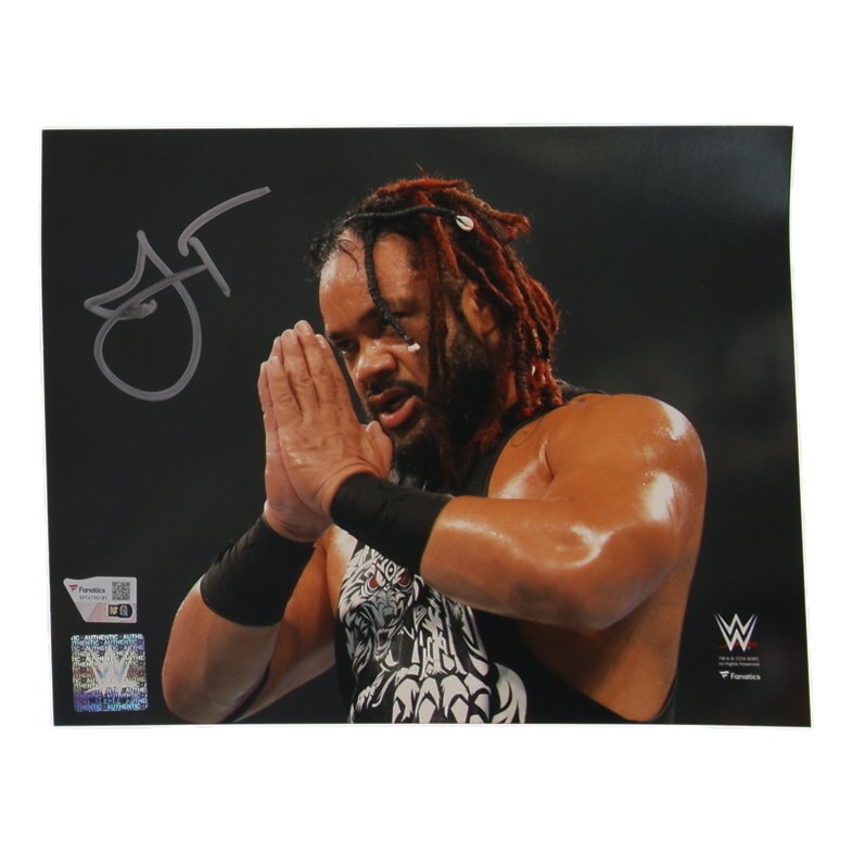 Jacob Fatu Signed WWE 8x10 Photo (Fanatics) at PristineAuction.com Jacob Fatu Signed WWE 8x10 Photo (Fanatics) at PristineAuction.com