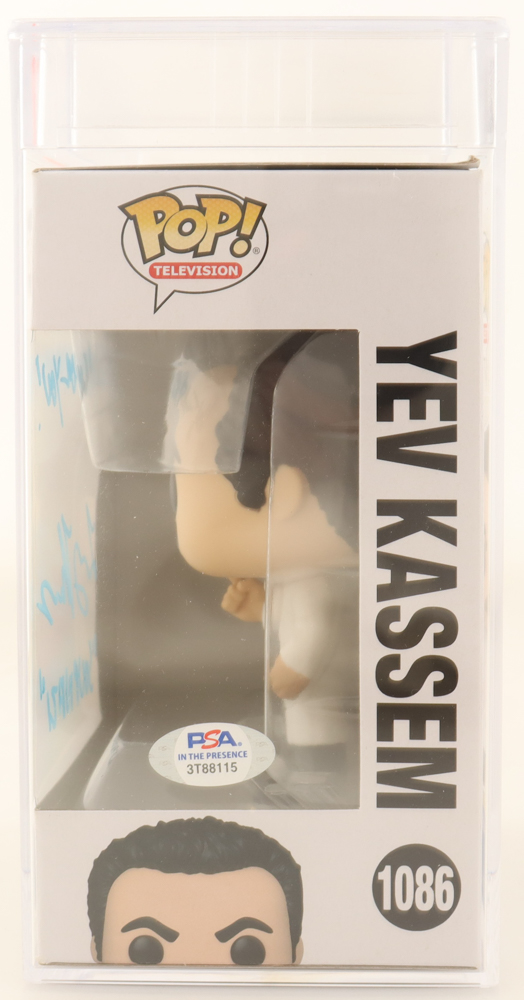 Larry Thomas Signed "Seinfeld" #1086 Yev Kassem Funko Pop! Vinyl Figure Inscribed "'Soup Nazi'" & "No Soup For You!" (PSA) at PristineAuction.com Larry Thomas Signed "Seinfeld" #1086 Yev Kassem Funko Pop! Vinyl Figure Inscribed "'Soup Nazi'" & "No Soup For You!" (PSA) at PristineAuction.com