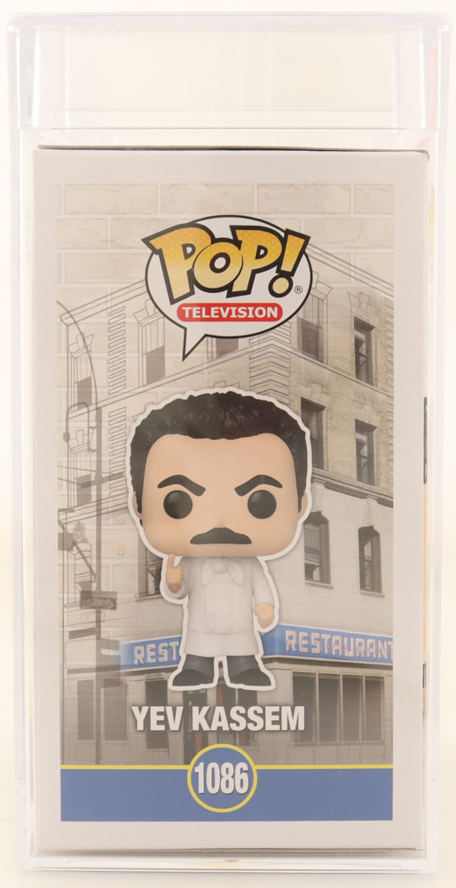 Larry Thomas Signed "Seinfeld" #1086 Yev Kassem Funko Pop! Vinyl Figure Inscribed "'Soup Nazi'" & "No Soup For You!" (PSA) at PristineAuction.com Larry Thomas Signed "Seinfeld" #1086 Yev Kassem Funko Pop! Vinyl Figure Inscribed "'Soup Nazi'" & "No Soup For You!" (PSA) at PristineAuction.com