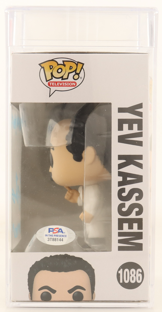 Larry Thomas Signed "Seinfeld" #1086 Yev Kassem Funko Pop! Vinyl Figure Inscribed "'Soup Nazi'" & "No Soup For You!" (PSA) at PristineAuction.com Larry Thomas Signed "Seinfeld" #1086 Yev Kassem Funko Pop! Vinyl Figure Inscribed "'Soup Nazi'" & "No Soup For You!" (PSA) at PristineAuction.com