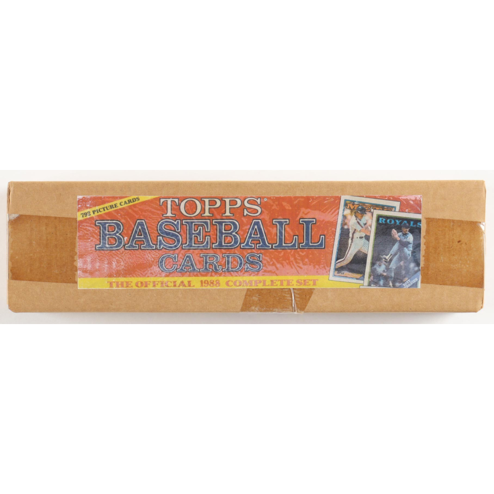 1988 Topps Baseball Complete Set of (792) Cards with Tom Glavine #779 RC, Ken Caminiti #64 RC, Barry Bonds #450, Mark McGwire #580 at PristineAuction.com