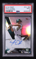 Matt Olson 2018 Topps Finest Autographs #FA-MO RC (PSA 9) at PristineAuction.com