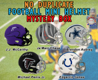 Football Mini Helmet (NO DUPLICATE) Signed Mystery Box - Series 21 (Limited to 80) - Schwartz Sports at PristineAuction.com