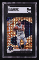 Stephen Curry 2020-21 Panini Mosaic Orange Reactive Prizm #175 (SGC 9) at PristineAuction.com