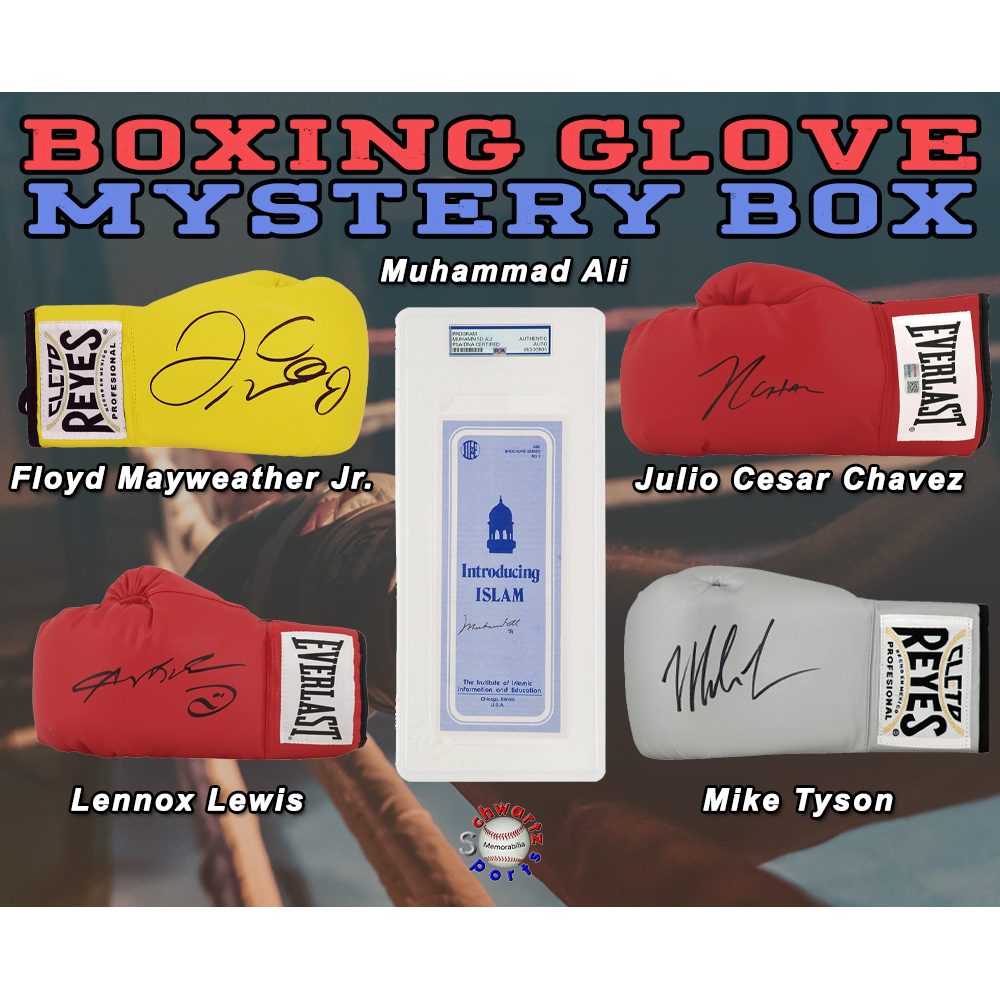 Boxing Glove Signed Mystery Box - Series 26 (Limited to 100) &ndash; Schwartz Sports at PristineAuction.com