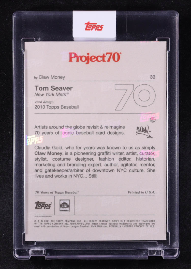 Tom Seaver 2021 Topps Project70 #33 at PristineAuction.com Tom Seaver 2021 Topps Project70 #33 at PristineAuction.com