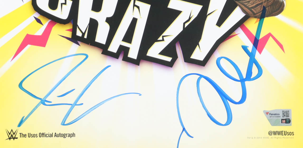 Jimmy Uso & Jey Uso Signed WWE 11x14 Photo (Fanatics) at PristineAuction.com Jimmy Uso & Jey Uso Signed WWE 11x14 Photo (Fanatics) at PristineAuction.com