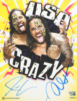 Jimmy Uso & Jey Uso Signed WWE 11x14 Photo (Fanatics) at PristineAuction.com