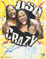 Jimmy Uso & Jey Uso Signed WWE 11x14 Photo (Fanatics) at PristineAuction.com