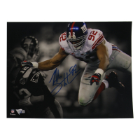 Michael Strahan Signed Giants 11x14 Photo (Fanatics) at PristineAuction.com