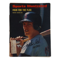 Carlton Fisk Signed 1972 Sports Illustrated Magazine Inscribed "HOF 2000" (Fanatics & MLB) at PristineAuction.com