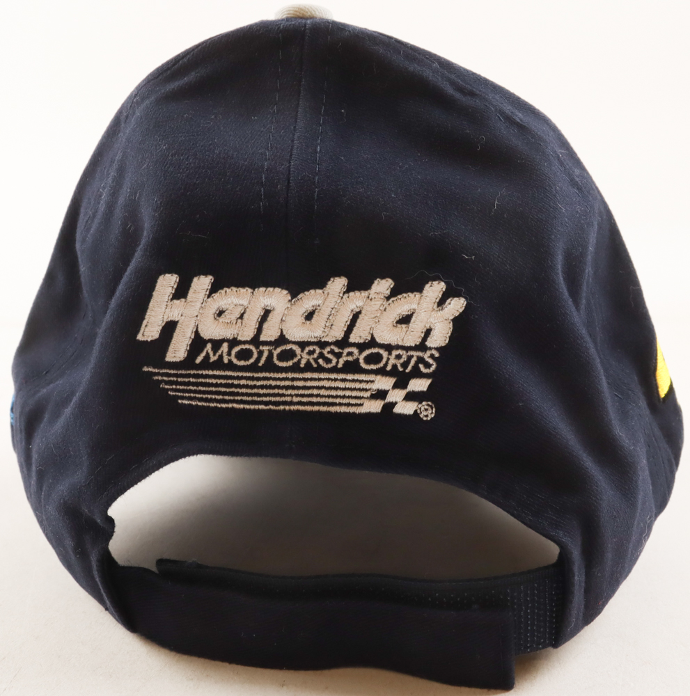 Jimmie Johnson Signed NASCAR Lowe's Team Racing Hat (Beckett) at PristineAuction.com Jimmie Johnson Signed NASCAR Lowe's Team Racing Hat (Beckett) at PristineAuction.com