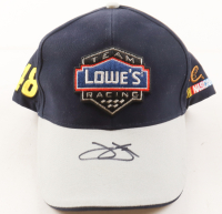 Jimmie Johnson Signed NASCAR Lowe's Team Racing Hat (Beckett) at PristineAuction.com