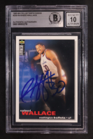 Rasheed Wallace Signed 1995-96 Collector's Choice #239 RC (BGS | Autograph Graded BGS 10) at PristineAuction.com