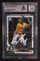 Lawrence Butler Signed 2018 Bowman Chrome Draft #BDC-4 RC (BGS | Autograph Graded BGS 10) at PristineAuction.com