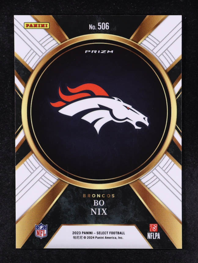 Bo Nix 2023 Select #506 XRC RC at PristineAuction.com Bo Nix 2023 Select #506 XRC RC at PristineAuction.com