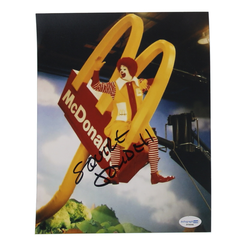 Squire Fridell Signed McDonald's 8x10 Photo (ACOA) at PristineAuction.com Squire Fridell Signed McDonald's 8x10 Photo (ACOA) at PristineAuction.com