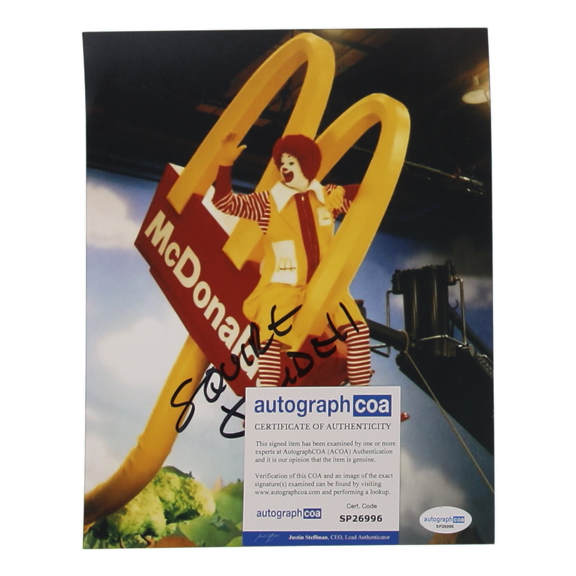Squire Fridell Signed McDonald's 8x10 Photo (ACOA) at PristineAuction.com Squire Fridell Signed McDonald's 8x10 Photo (ACOA) at PristineAuction.com