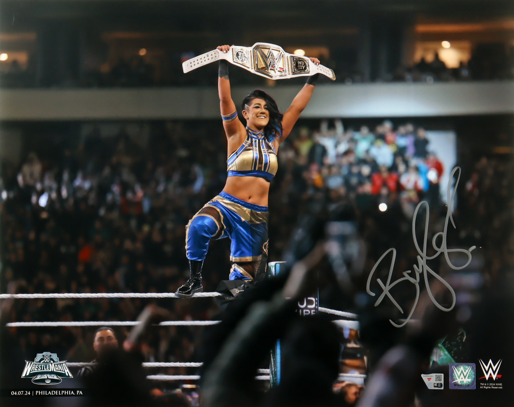 Bayley Signed WWE 16x20 Photo (Fanatics) at PristineAuction.com Bayley Signed WWE 16x20 Photo (Fanatics) at PristineAuction.com