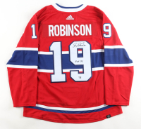 Larry Robinson Signed Canadiens Adidas Authentic Jersey Inscribed "HOF 95" (Fanatics) at PristineAuction.com