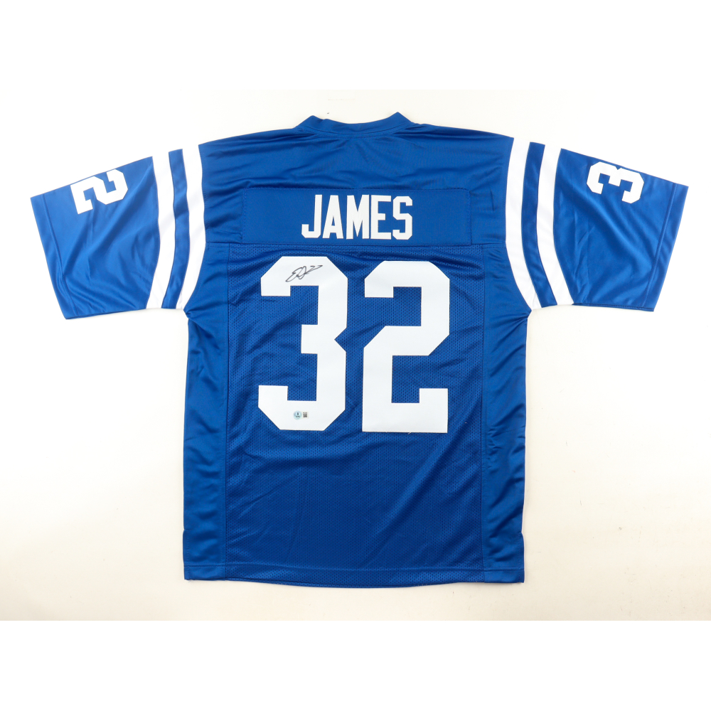 Edgerrin James Signed Jersey (Beckett) at PristineAuction.com