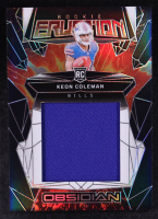 Keon Coleman 2024 Panini Obsidian Rookie Eruption Materials #27 RC at PristineAuction.com