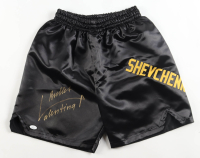 Valentina Shevchenko Signed UFC Trunks Inscribed "Bullet" (JSA) at PristineAuction.com