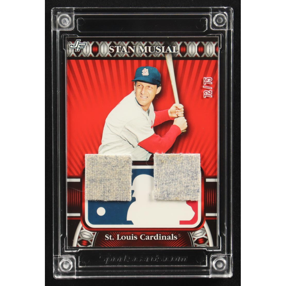 Stan Musial 2024 Jersey Fusion Baseball Edition Dual Game Used Swatch #SM54 #72/75 at PristineAuction.com