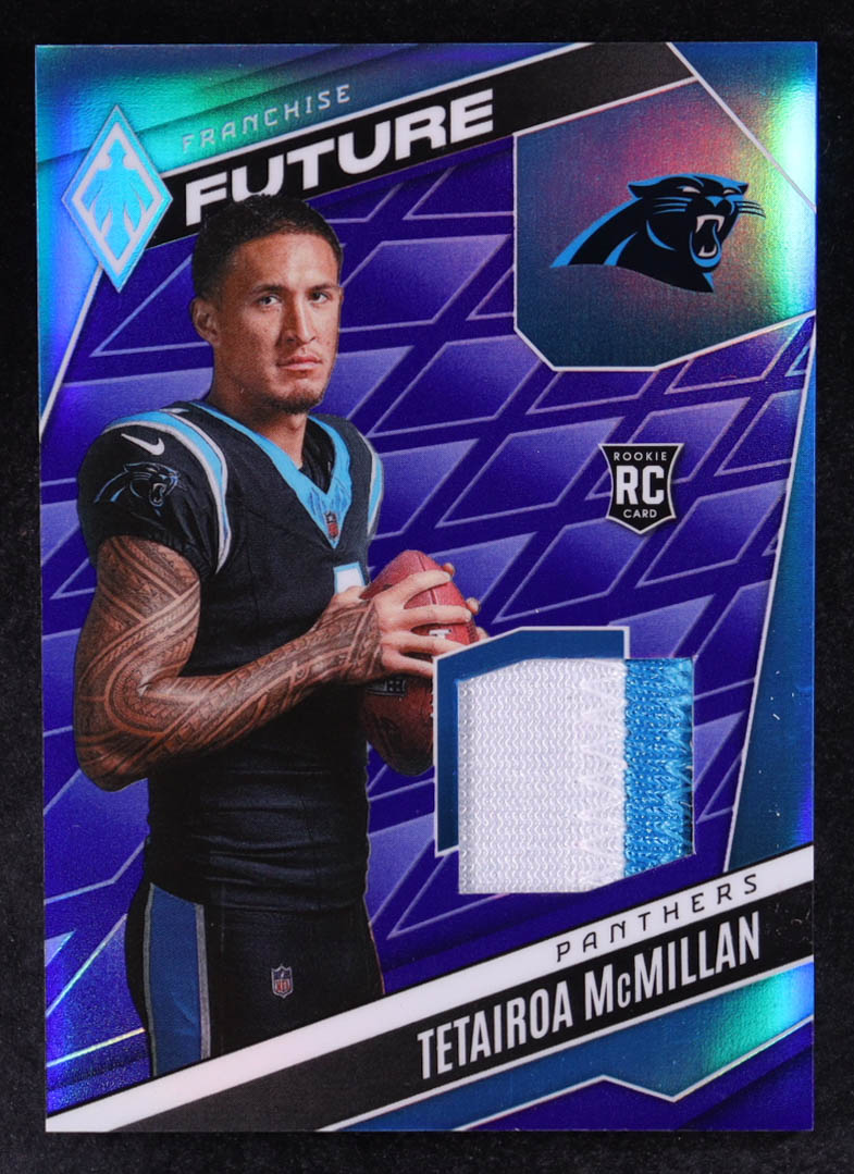 Tetairoa McMillan 2025 Panini Phoenix Franchise Future Material Blue #3 #131/199 RC at PristineAuction.com Tetairoa McMillan 2025 Panini Phoenix Franchise Future Material Blue #3 #131/199 RC at PristineAuction.com