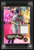Chipper Jones 2024 Jersey Fusion Baseball Edition Fleer Mystique Game Used Swatch #CJ00 at PristineAuction.com