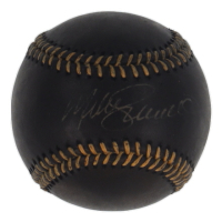 Mike Schmidt Signed OML Black Leather Baseball (MLB & Fanatics) at PristineAuction.com